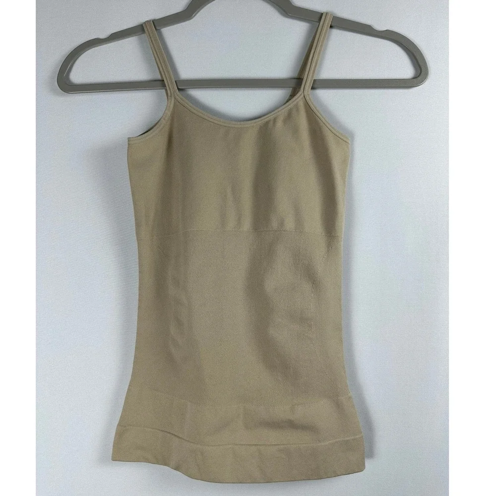 Curveez Incredibly Shaping Cami Top Small Nude Seamless Compression Body Shaper